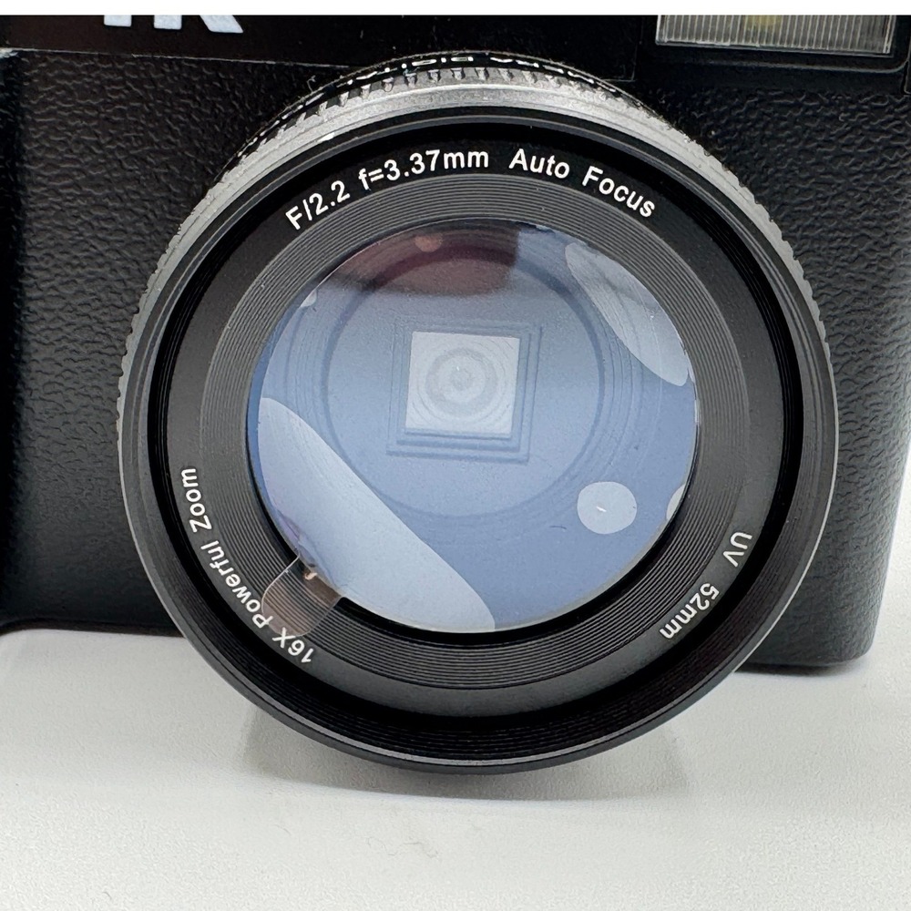 DC101 4K Digital Camera Vlogging Camera 16X Digital Zoom Autofocus Black - Picture 4 of 9